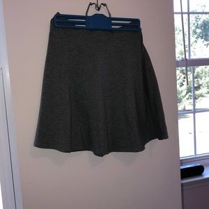 Light Grey Skater Skirt